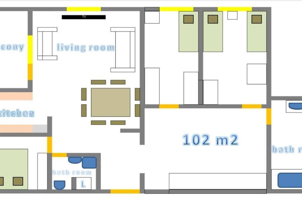 Sunny Day -Arena Zagreb , 2 Bathrooms, 102M², Exteriör bild